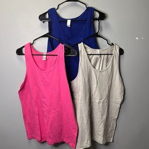 American Apparel Men’s Tank Tops Bundle, Size M, 3 for $45